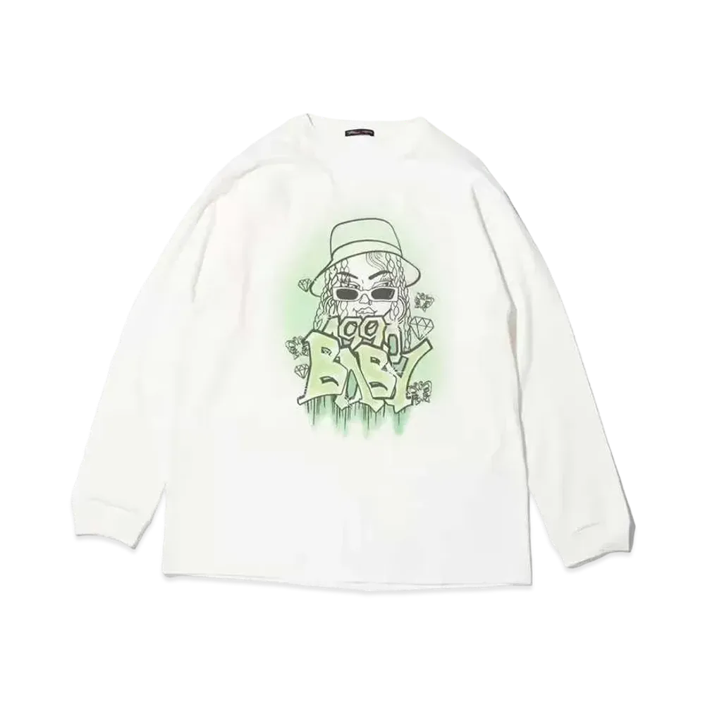 atmos pink x Riehata Graphic Art Ronty "White"