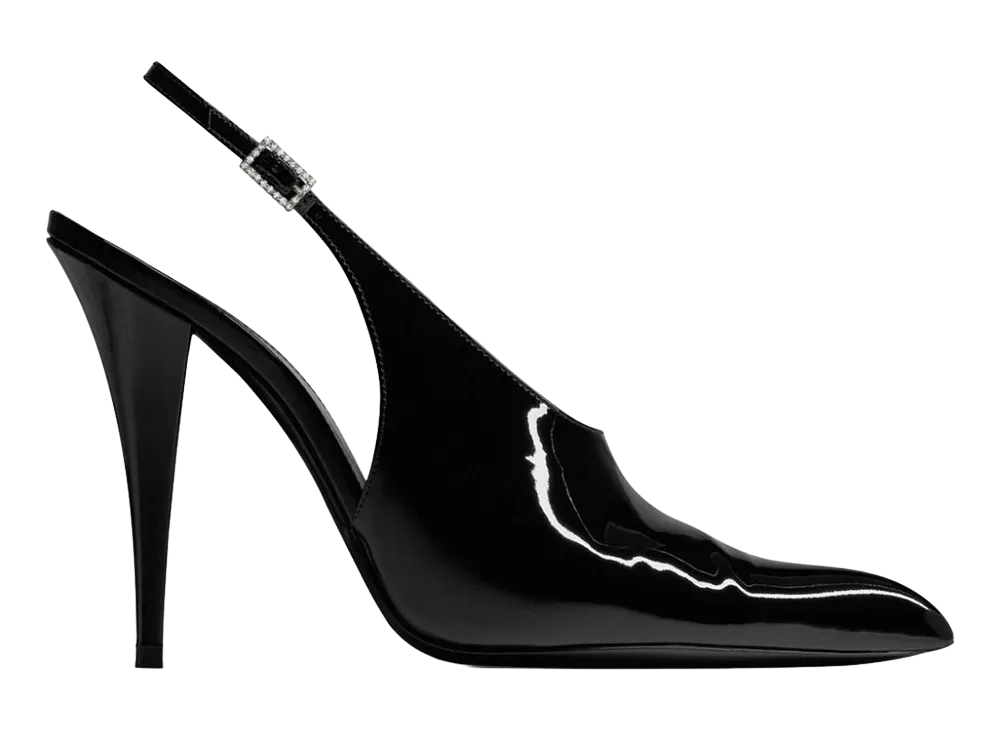 Saint Laurent Women's Nico Slingback Pumps "Black"