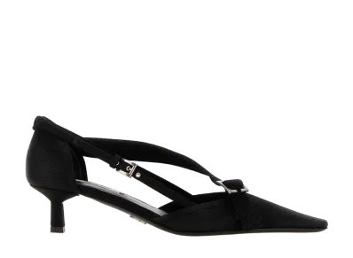 PRADA Women's Canvas Pumps "Black"