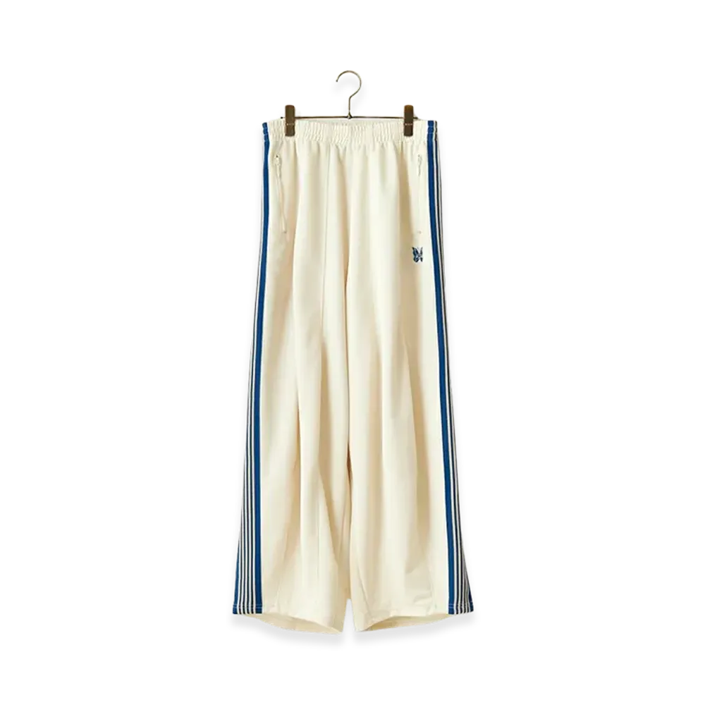 NEEDLES x Jeans Factory H.D. Track Pants Poly Smooth "Off White"