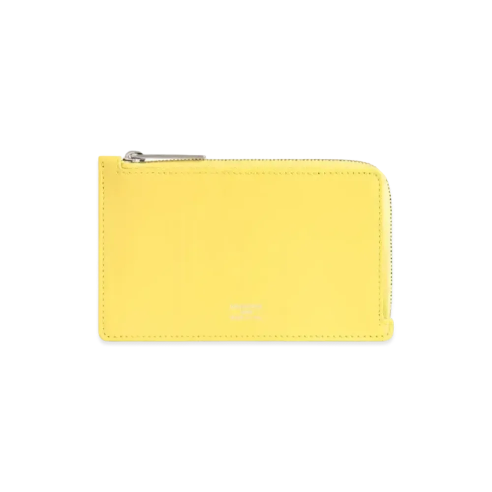 BALENCIAGA Envelope Long Coin and Card Holder Smooth Calfskin "Yellow"
