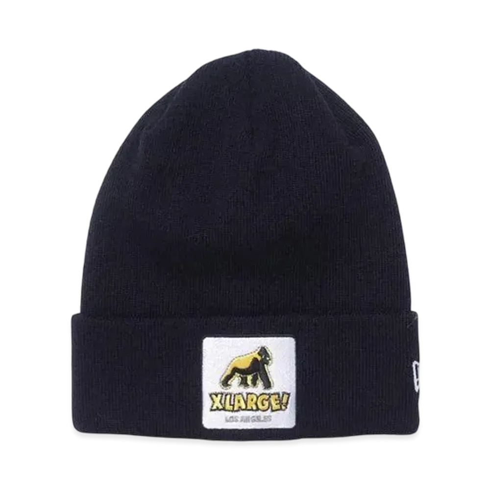 XLARGE x NEW ERA WALKING APE CUFF BEANIE "Black"