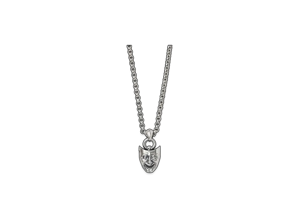 Supreme Drama Masks Pendant "Silver"