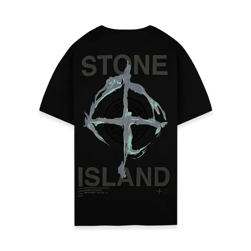 Stone Island 2NS85 Marble Three T-Shirt - 21SS "Black"