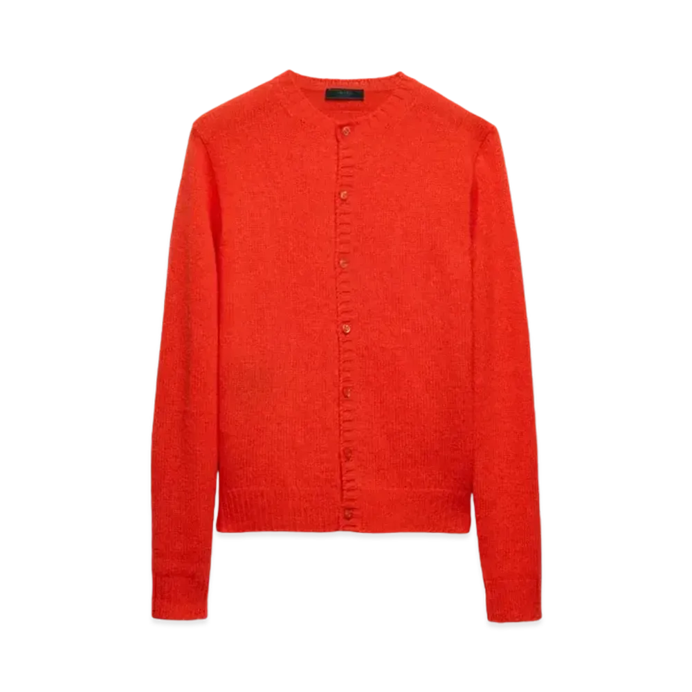 PRADA Men's Cashmere Cardigan "Red"