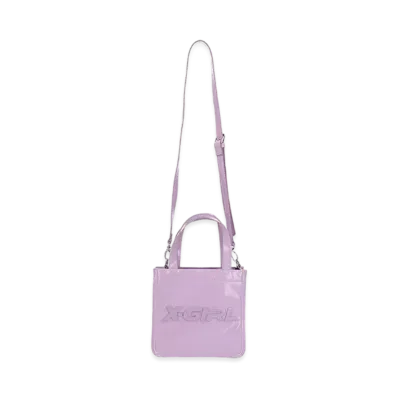 X-Girl Faux Leather 2Way Mini Tote Bag X-Girl "Pink"