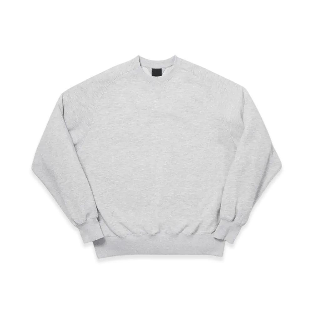 DAIWA PIER39 Women's Tech Sweat Crew Freedom Sleeve "Heather Gray"