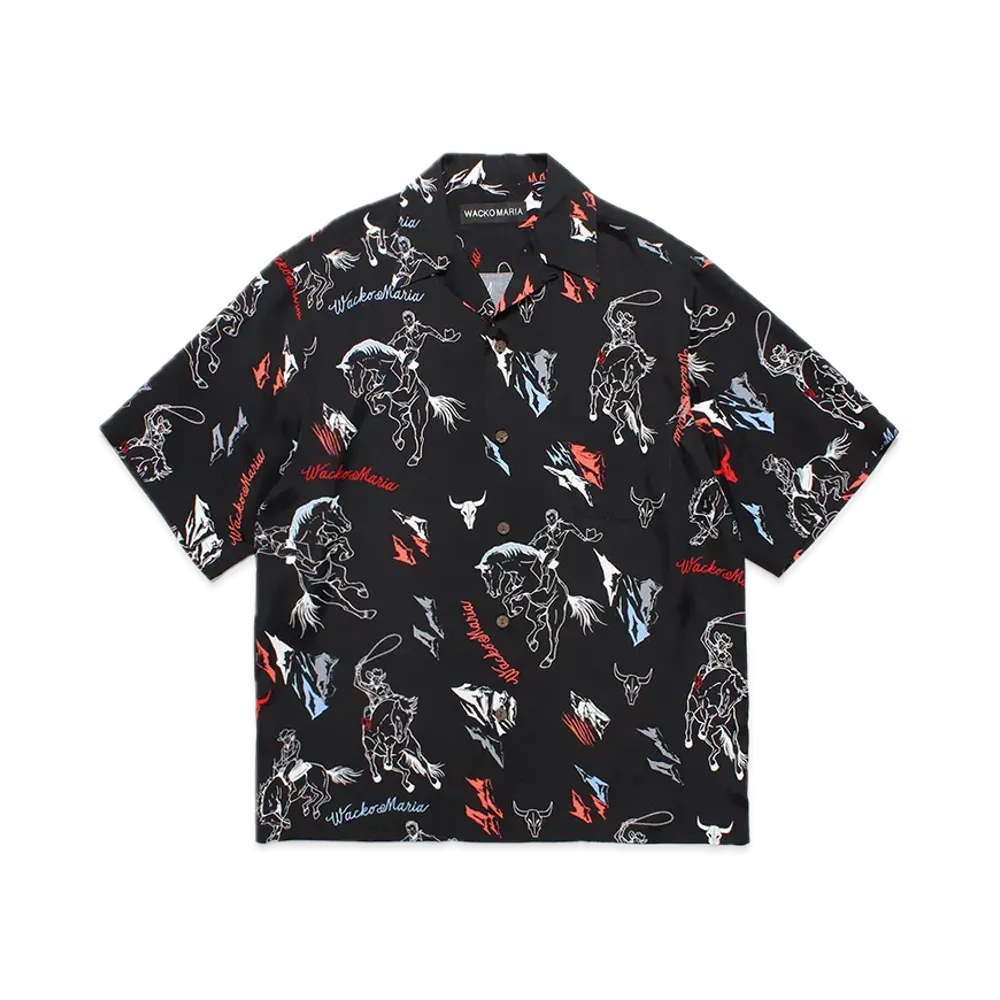 WACKO MARIA Hawaiian Shirt "Black"