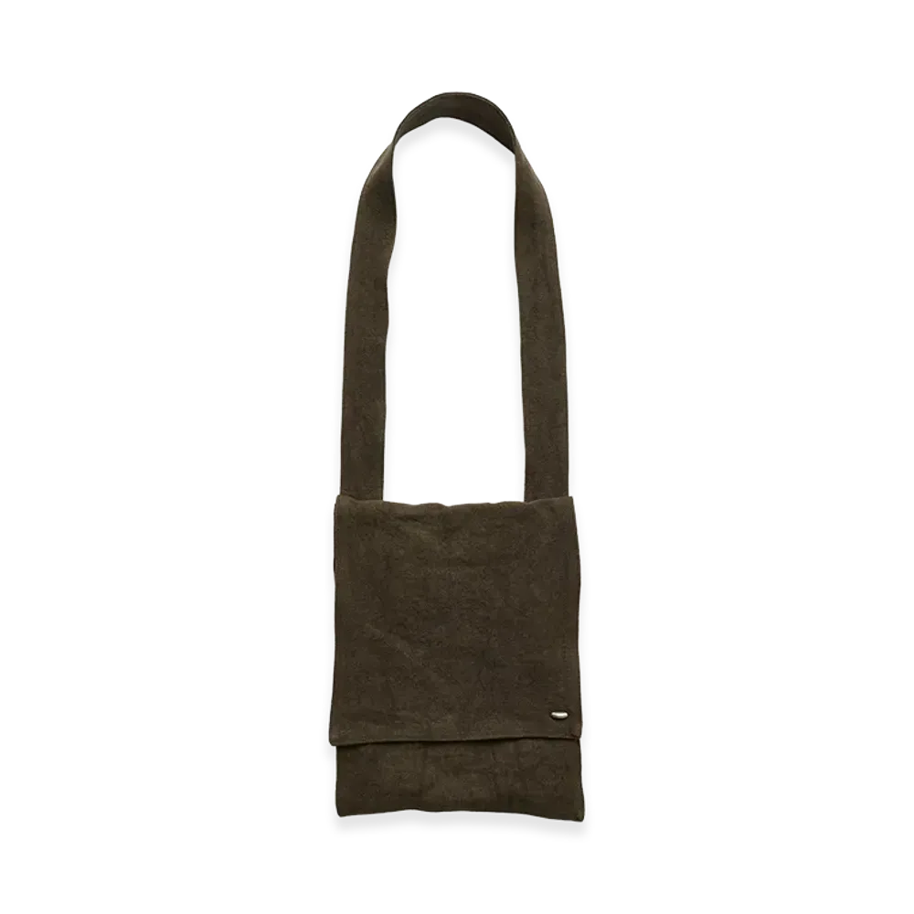 OUR LEGACY Slack Bag "Dry Olive Airy Linen"