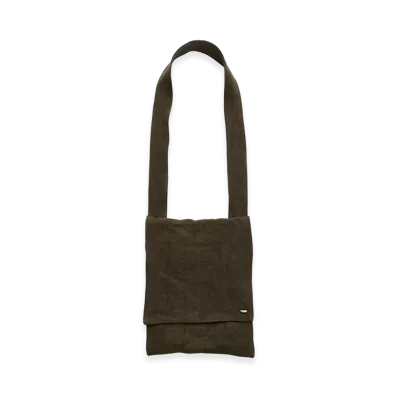 OUR LEGACY Slack Bag "Dry Olive Airy Linen"