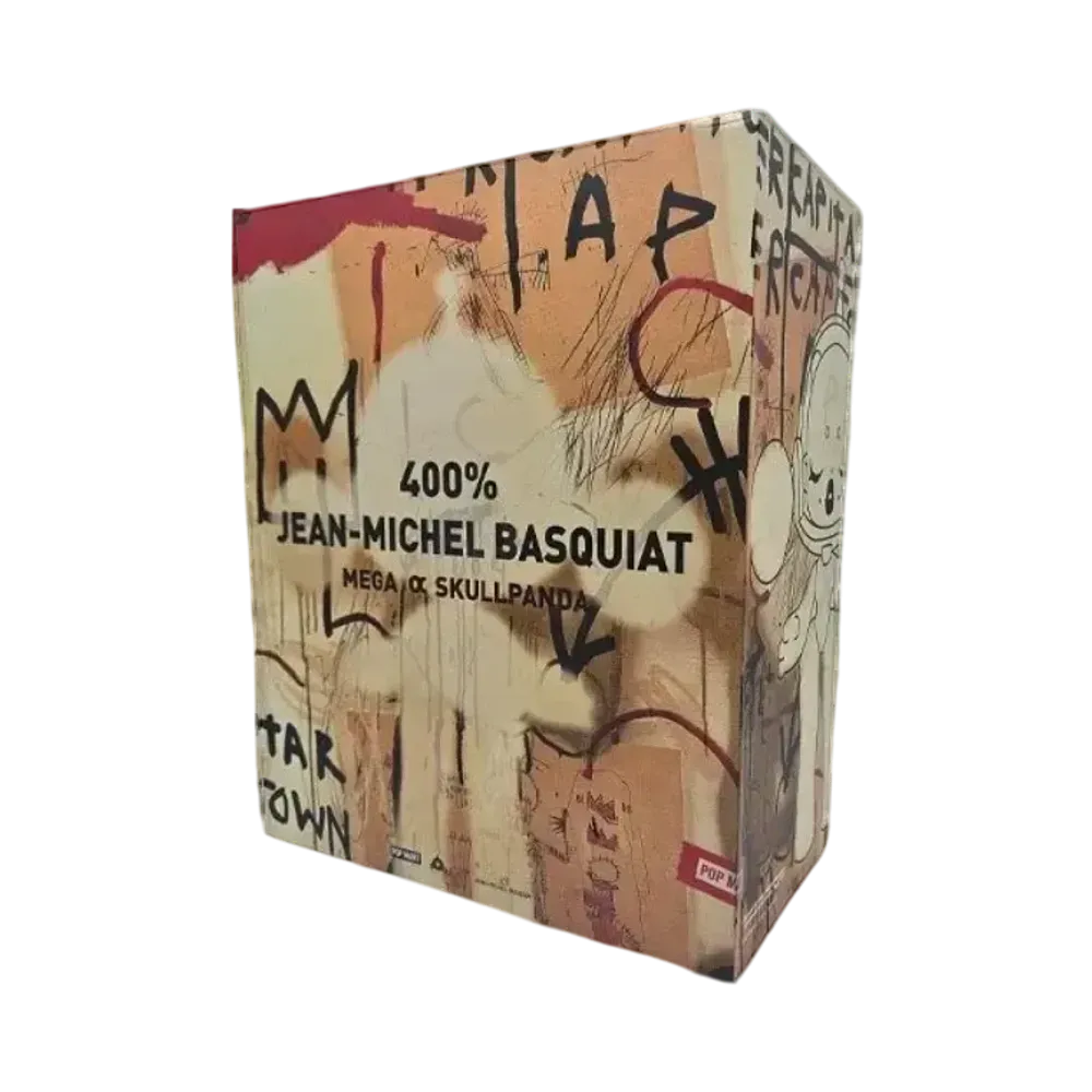 POP MART "MEGA COLLECTIONS" Alpha SKULLPANDA 400% JEAN-MICHEL BASQUIAT