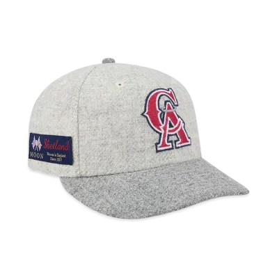 NEW ERA PC 59FIFTY Moon California Angels Cooperstown "Gray"