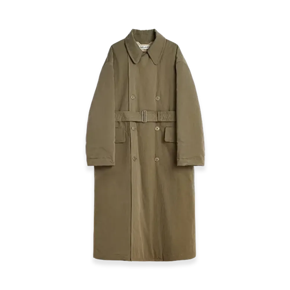 OUR LEGACY Duvet Trench "Solaro Sage Tide Cotton Nylon"