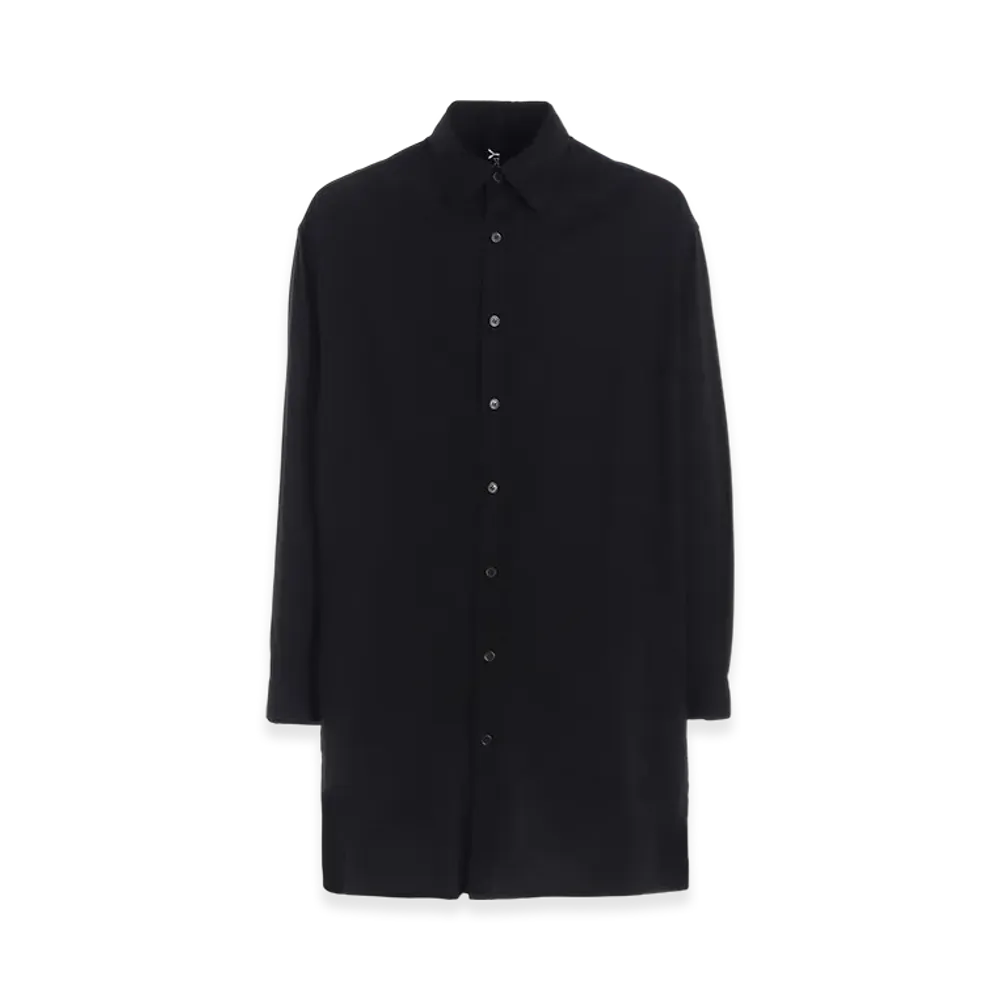 Ground Y Light Cotton Twilll Wash Onc Long Shirt "Black"