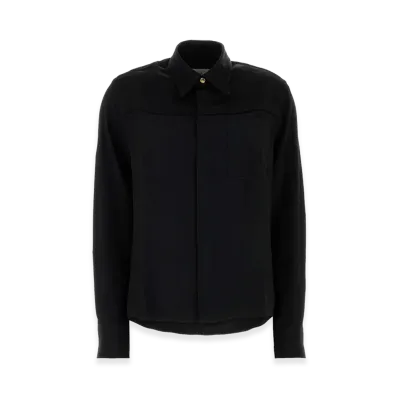 AMI PARIS Women's Acetate Blend Shirt "Black"