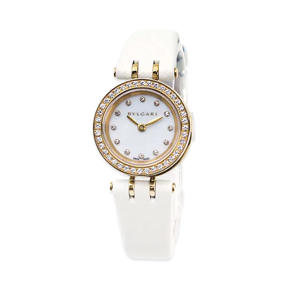 BVLGARI Women's B.Zero1 Diamond 12P + Bezel Diamond Round "Gold/White"