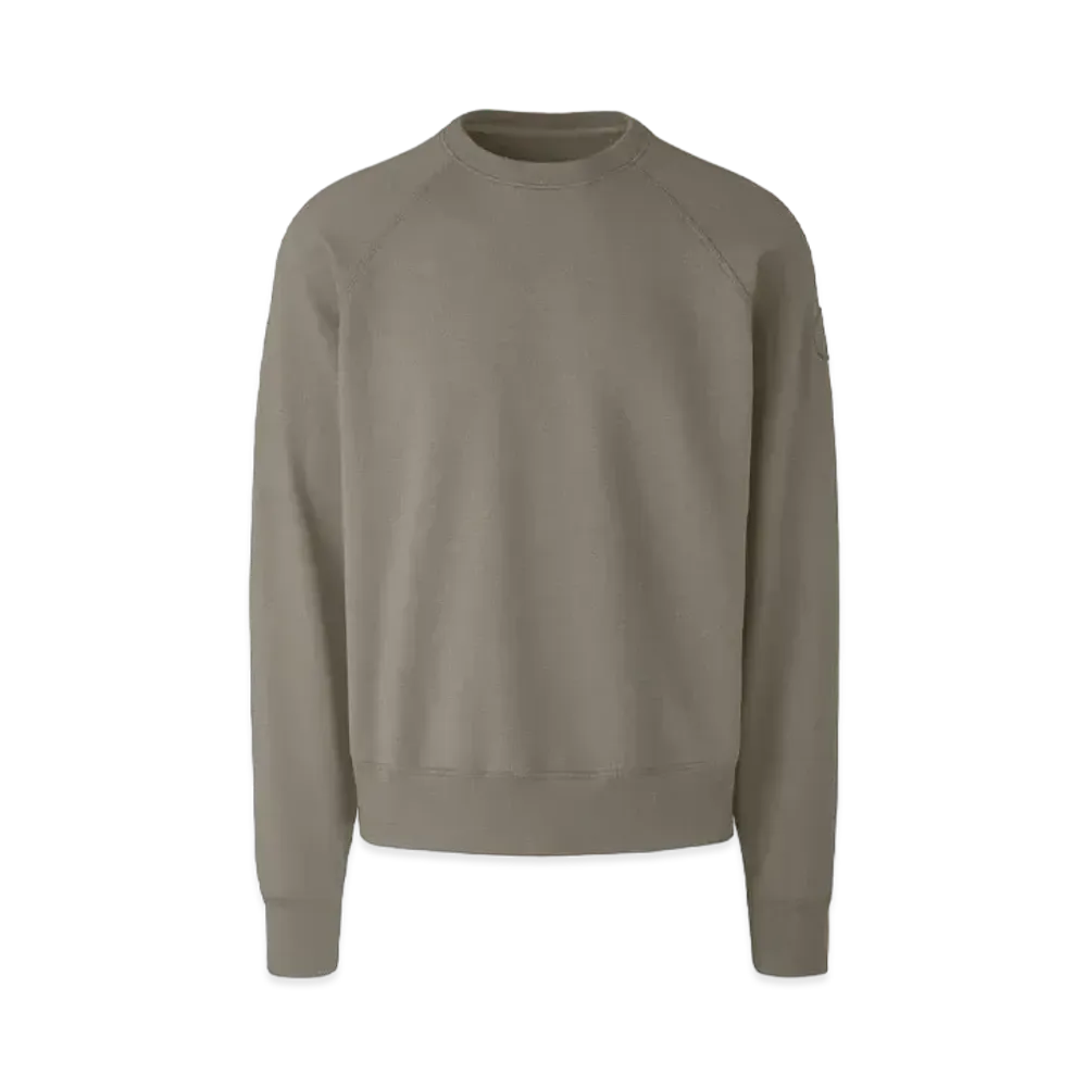 CANADA GOOSE Huron Crewneck Garment Dye "Northwood Khaki"