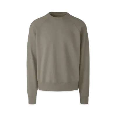 CANADA GOOSE Huron Crewneck Garment Dye "Northwood Khaki"