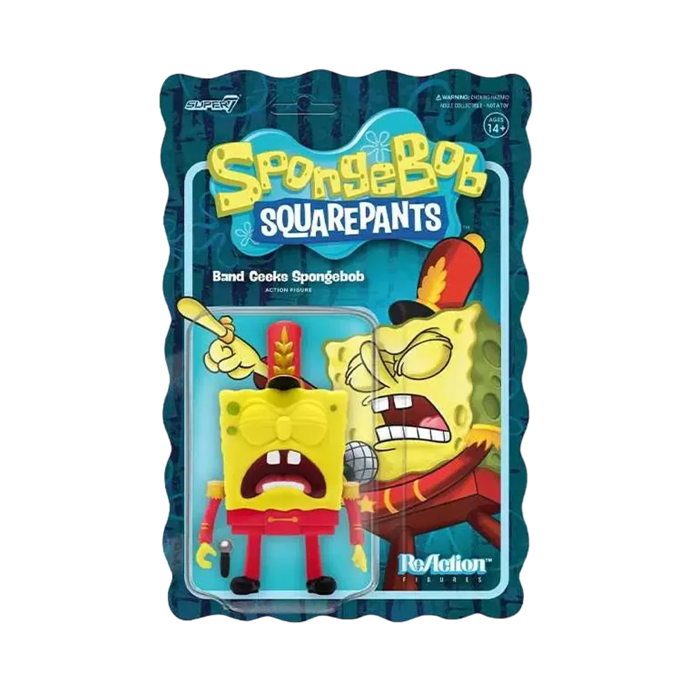 Super7 SpongeBob Squarepants Band Geeks Spongebob "Multicolor"