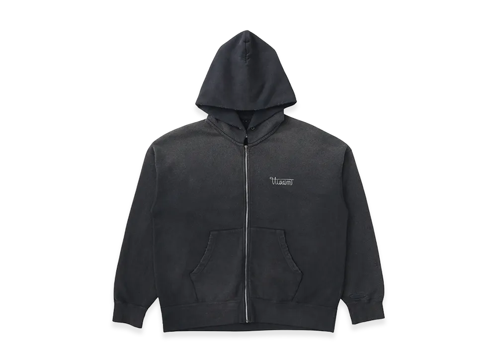 visvim Jumbo SB Hoodie F.Z. District Crash "Black"