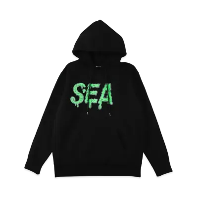 WIND AND SEA Zodiac Snake Hooded Sweatshirt "Black"