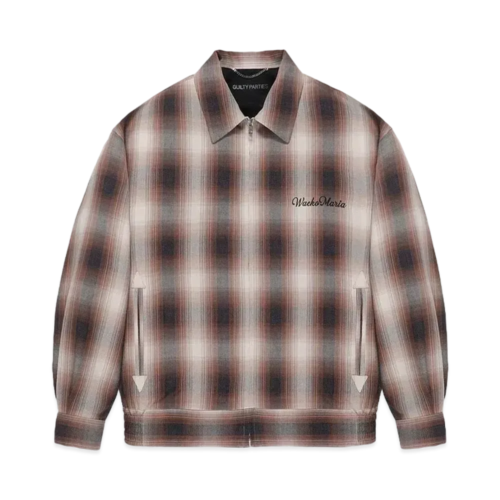WACKO MARIA Check 50's Jacket "Beige"