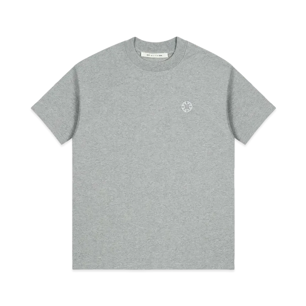 1017 ALYX 9SM Oversized Embroidered Logo T-Shirt "Light Heather Grey"