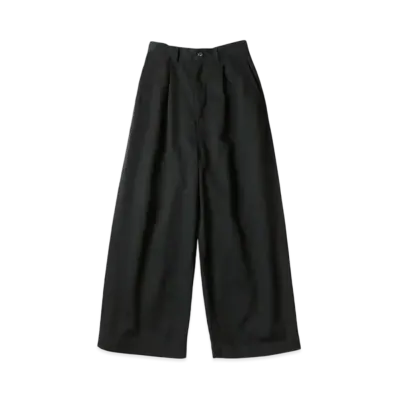 KAPITAL Chino High Waisted Neem Baggy Pants "Black"