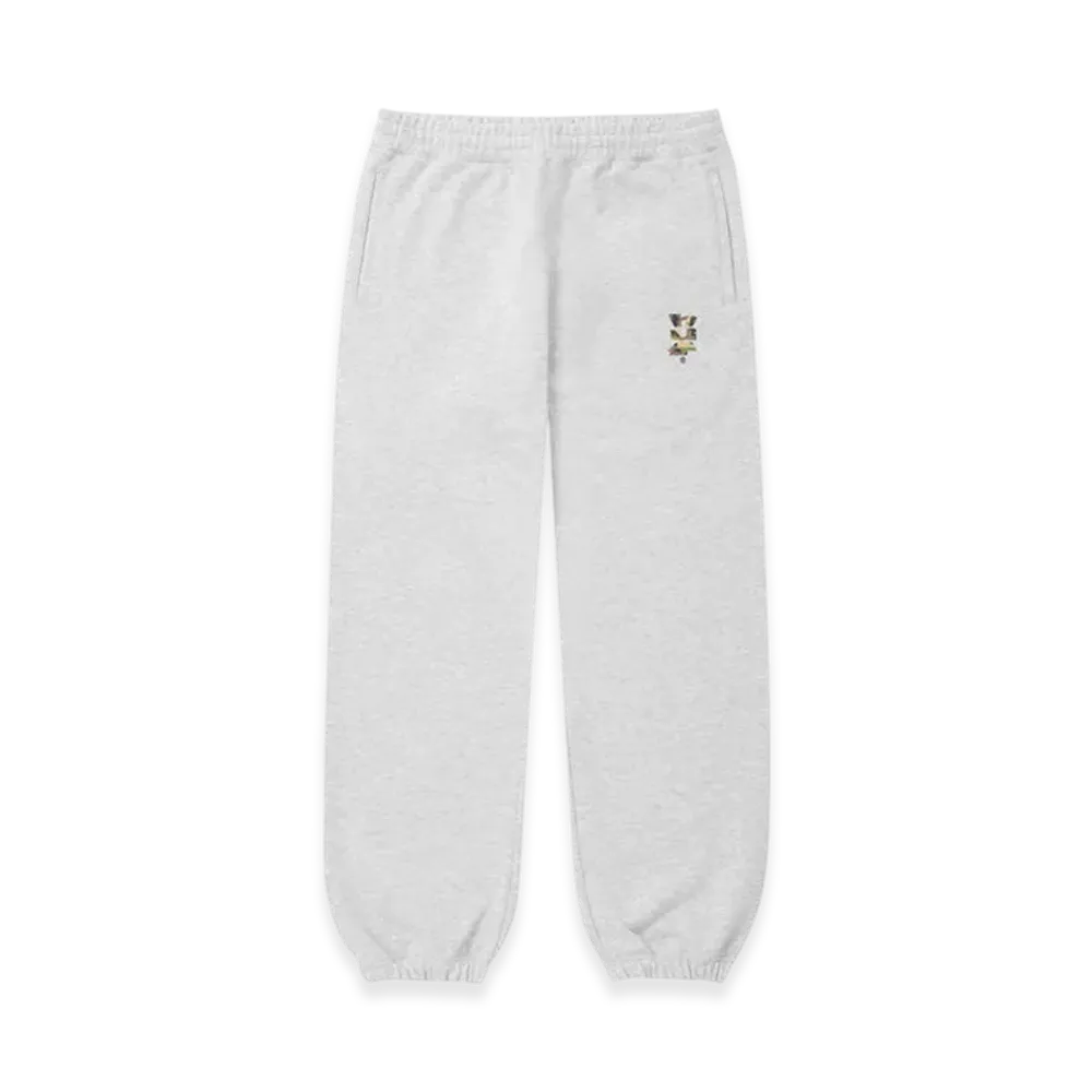 HUF Megablast Camo Fleece Pant "Ash Grey"