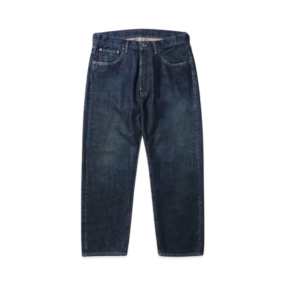 A.PRESSE Washed Denim Pants E "Indigo"