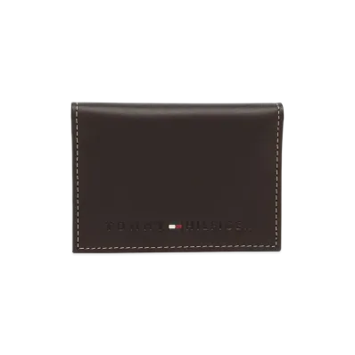 TOMMY HILFIGER Wellesley Card Case "Brown"