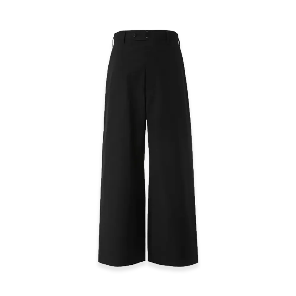 COMME des GARCONS HOMME Yarn-Dyed Cotton Serge Pants "Black"