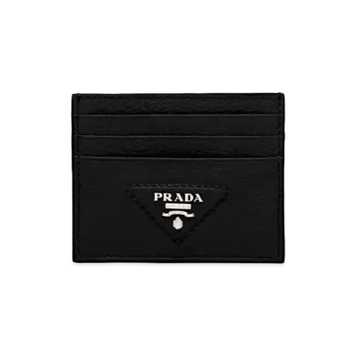 PRADA Leather Card Holder "Black"