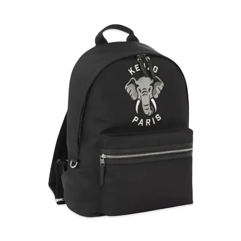 KENZO 'VARSITY' Embroidery Backpack "Black"