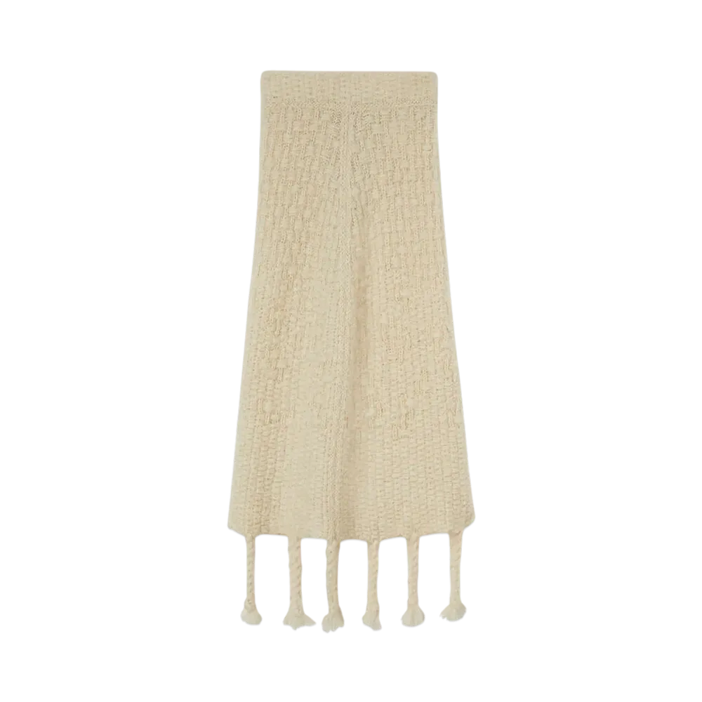Jil Sander Women's Knit Skirt "Chalk"