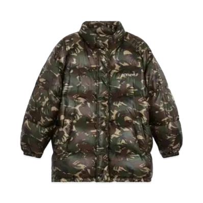 CELINE Parka / Printed Nylon "Multicolor"
