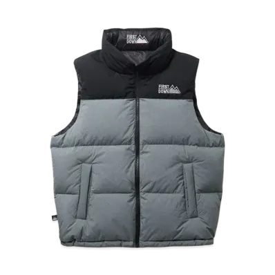 FIRST DOWN Bubble Down Vest Microft "Grey"
