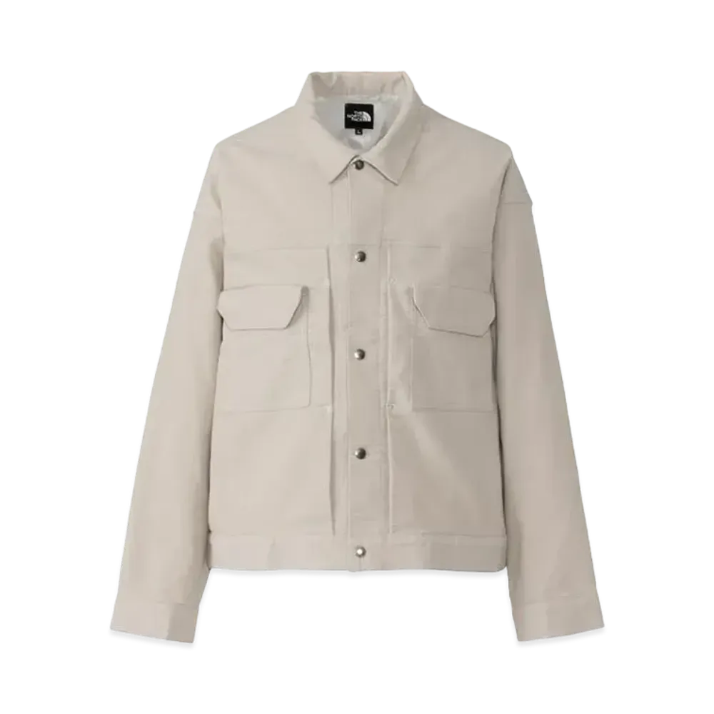 The North Face Valley Wave Trucker Jacket "Fossil Ivory"