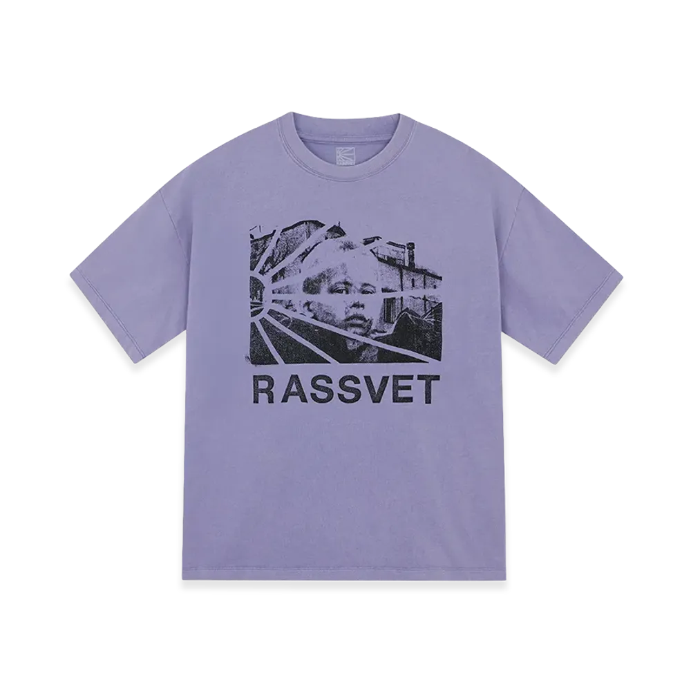 RASSVET Heritage Logo Tee "Lilac"