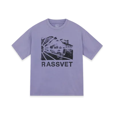 RASSVET Heritage Logo Tee "Lilac"