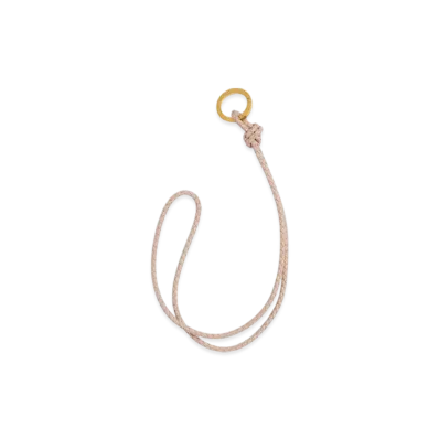 Bottega Veneta Intrecciato Long Key Ring "Lotus"