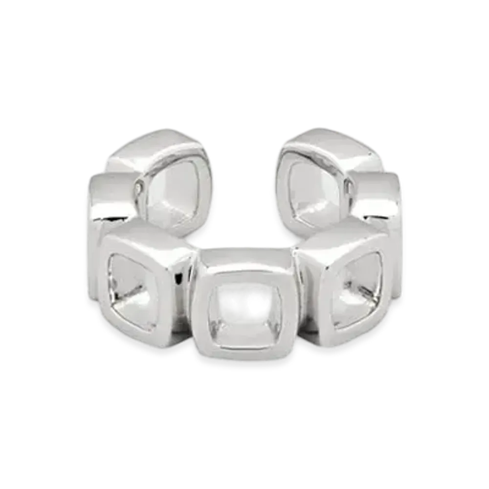 TOMWOOD Cushion Ear Cuff Open "Silver"