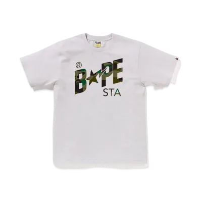 A BATHING APE 1st Camo Bape Sta Tee "Gray/Green"