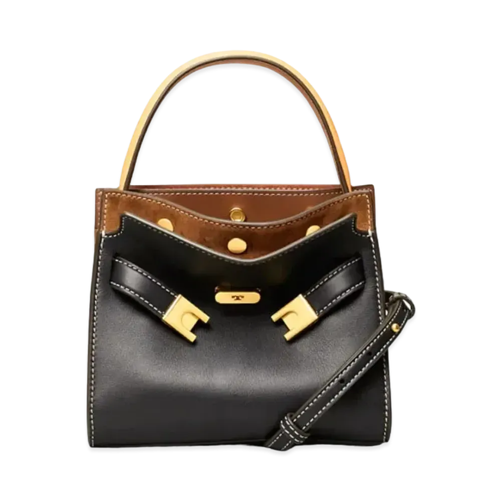 Tory Burch Lee Radziwill Petite Double Bag "Black"