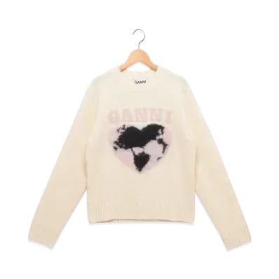 GANNI Sweater "White"