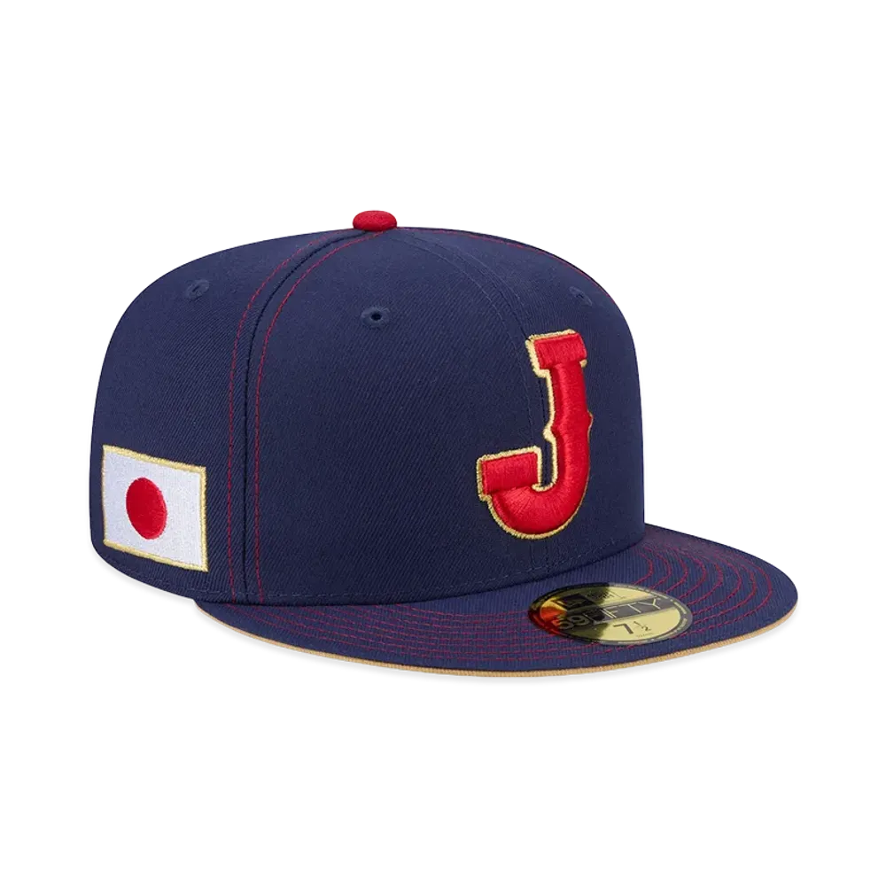 NEW ERA Japan Baseball 2026WBC World Baseball Classic 59Fifty Fitted Hat "Navy"