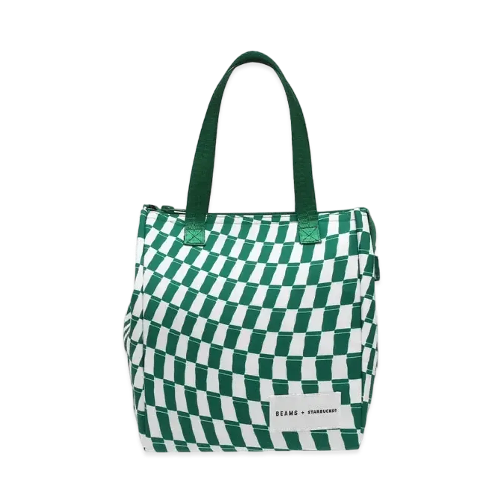 BEAMS x STARBUCKS Cooler Bag S "Checker"