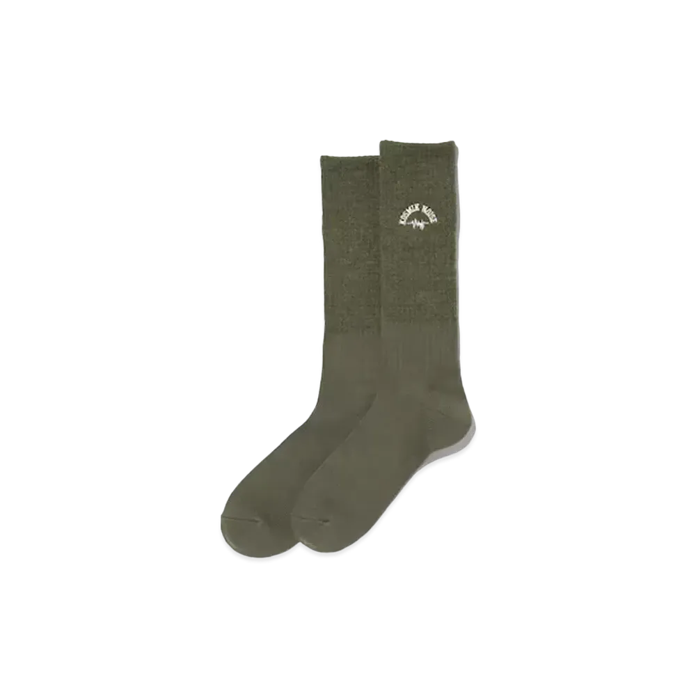 GU x UNDERCOVER Socks "Olive"