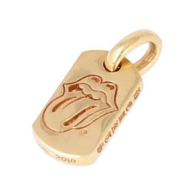 Chrome Hearts 22K Thai Lips & Tandog Tags (Pendant Tops Only) "Gold"