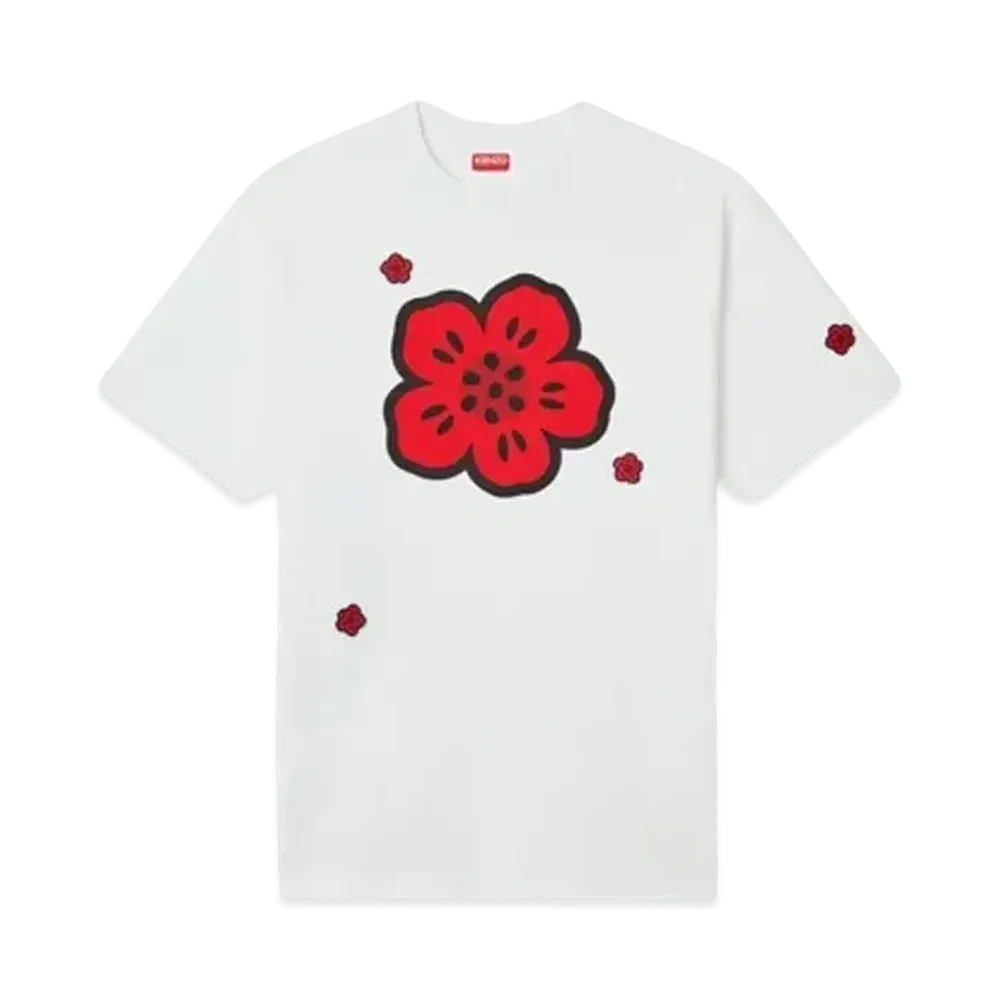 KENZO 'BOKE FLOWER' Embroidery T-shirt "Off White"